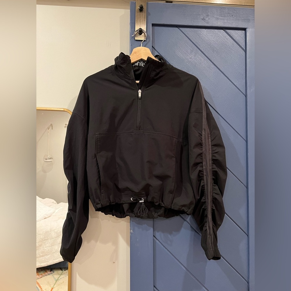 Calvin Klein Performance Ruched Long Sleeve Quarter Zip Pullover